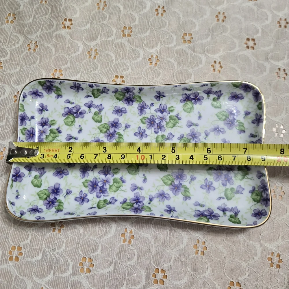 Vintage Lefton China Snack Plate